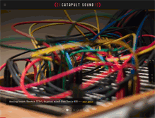 Tablet Screenshot of catapultsound.com